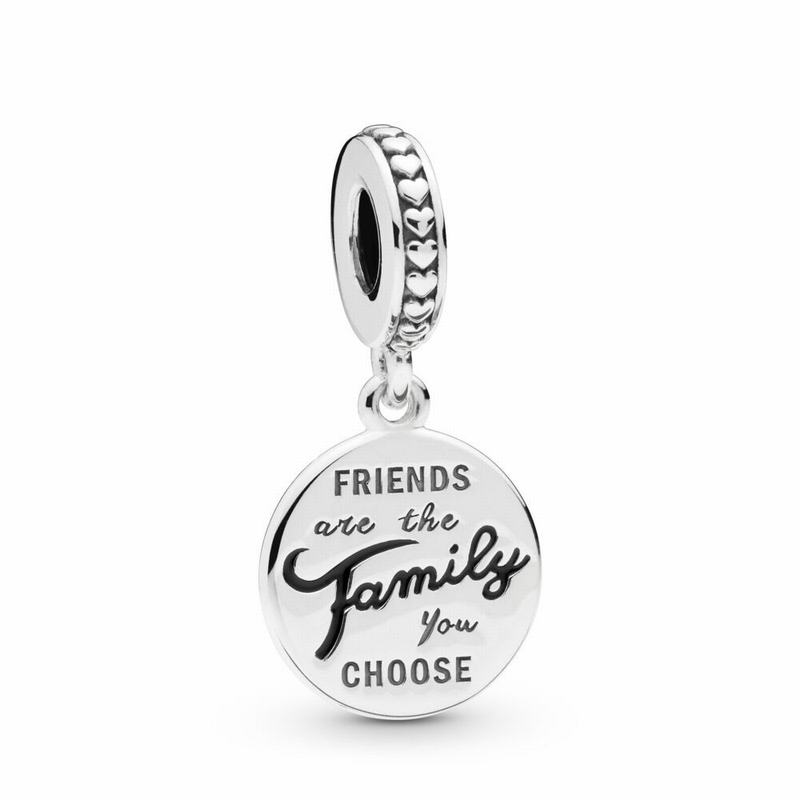 Pandora Australia Friends Are Family Dangle Charm - Sterling Silver | ZCGWDI981